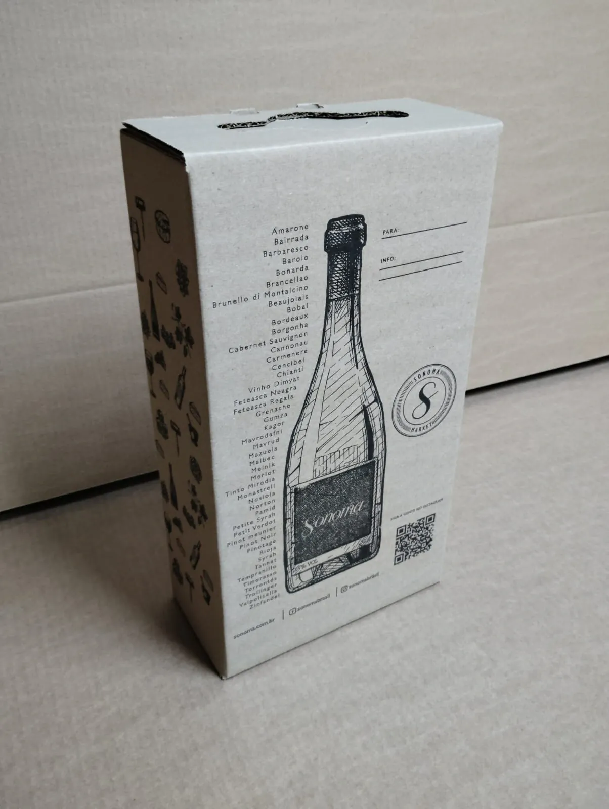 Caixas Para Vinhos 1,2,4,6 Garrafas
